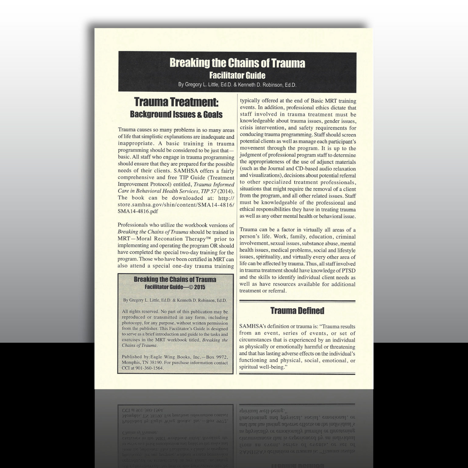 Breaking the Chains of Trauma Facilitator Guide - MRT-Moral Reconation ...