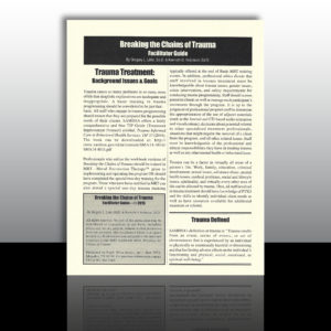 Breaking the Chains of Trauma Facilitator Guide