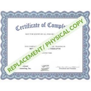 Replacement MRT Facilitator Certificate