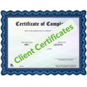 MRT Client Completion Certificates (25 pcs)