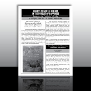 Discovering Life & Liberty in the Pursuit of Happiness Facilitator Guide